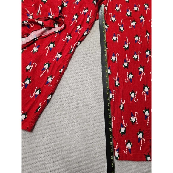 Old Navy Pajama Set Womens Large Christmas Pajama Santa Gnome - Picture 2 of 8